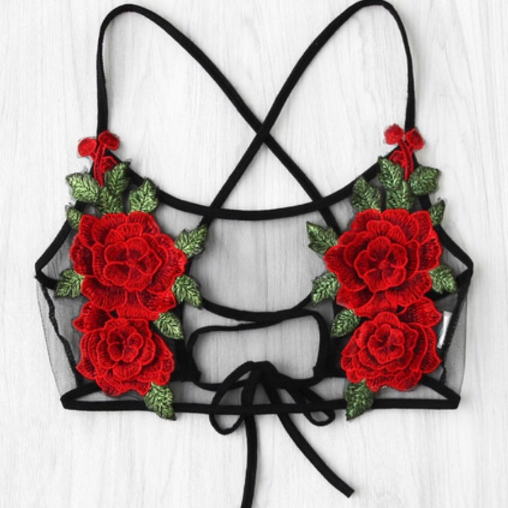 Rose lingerie